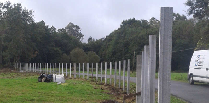 Fence in Ouzande