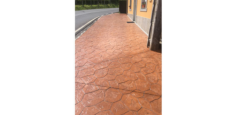 Pavimento Hormigón Impreso en Berres